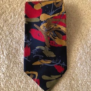 Mulberry Hand Sewn Abstract Thai Silk Tie